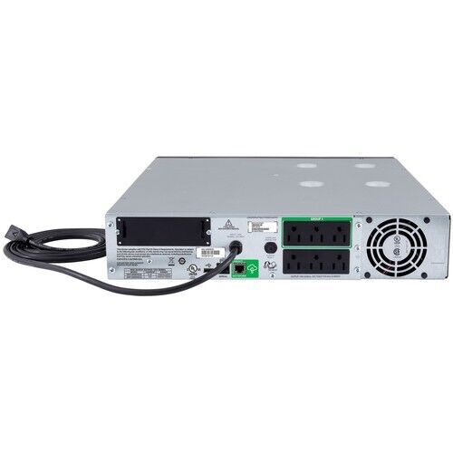 APC SMT1000RM2UC Smart UPS 2U Rack 6x NEMA 5-15R Outlets 1000VA 700W 680J Black