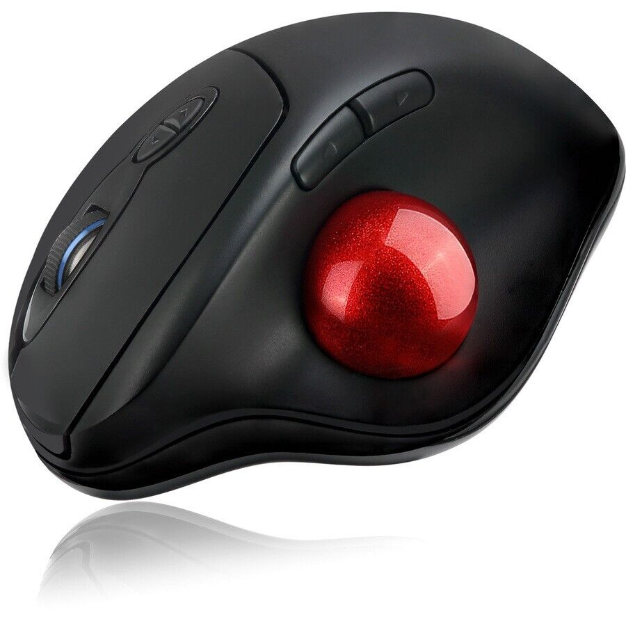 Adesso iMouse T30 Wireless Programmable Ergonomic Trackball Mouse 7 Btns 4800dpi