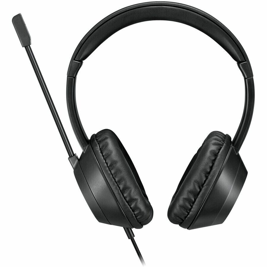 Adesso Xtream P7 USB-A/C Stereo Headset AI Controls Omni Boom Microphone Black