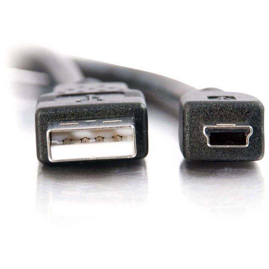 C2G 27329 3.3Ft USB-A to USB-MINI-B Male to Male Data Transfer Cable Black