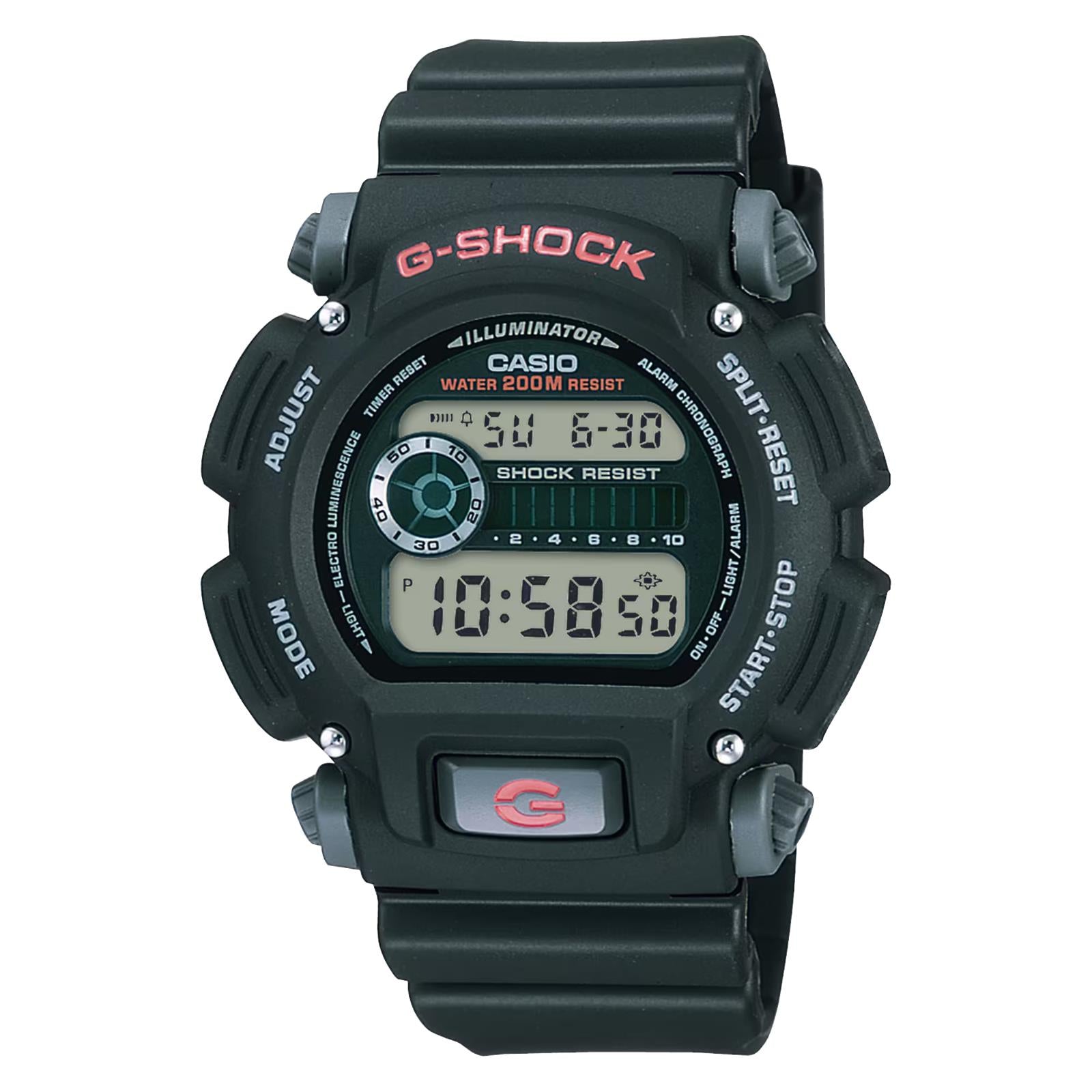 Casio DW-9052-1VCF G-Shock Mens Standard Watch w Timer Stop Calendar Black
