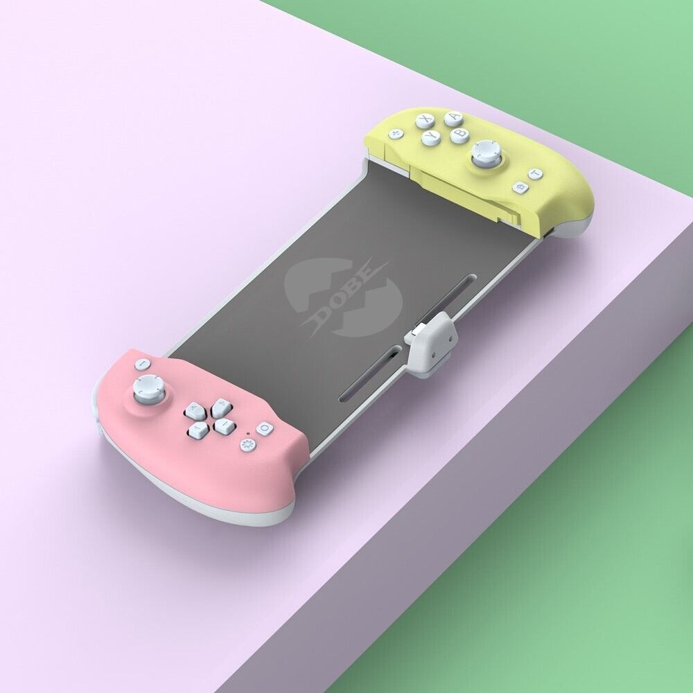 DOBE TNS-1188 PINK&YELLOW Eggshell Controller Gripcon Switch Controller