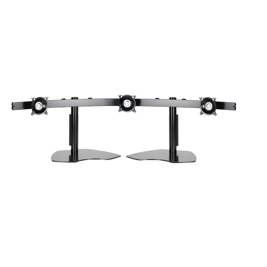 Chief KTP325B Triple Horizontal Monitor Mount Table Stand for 10-24" Widescreen