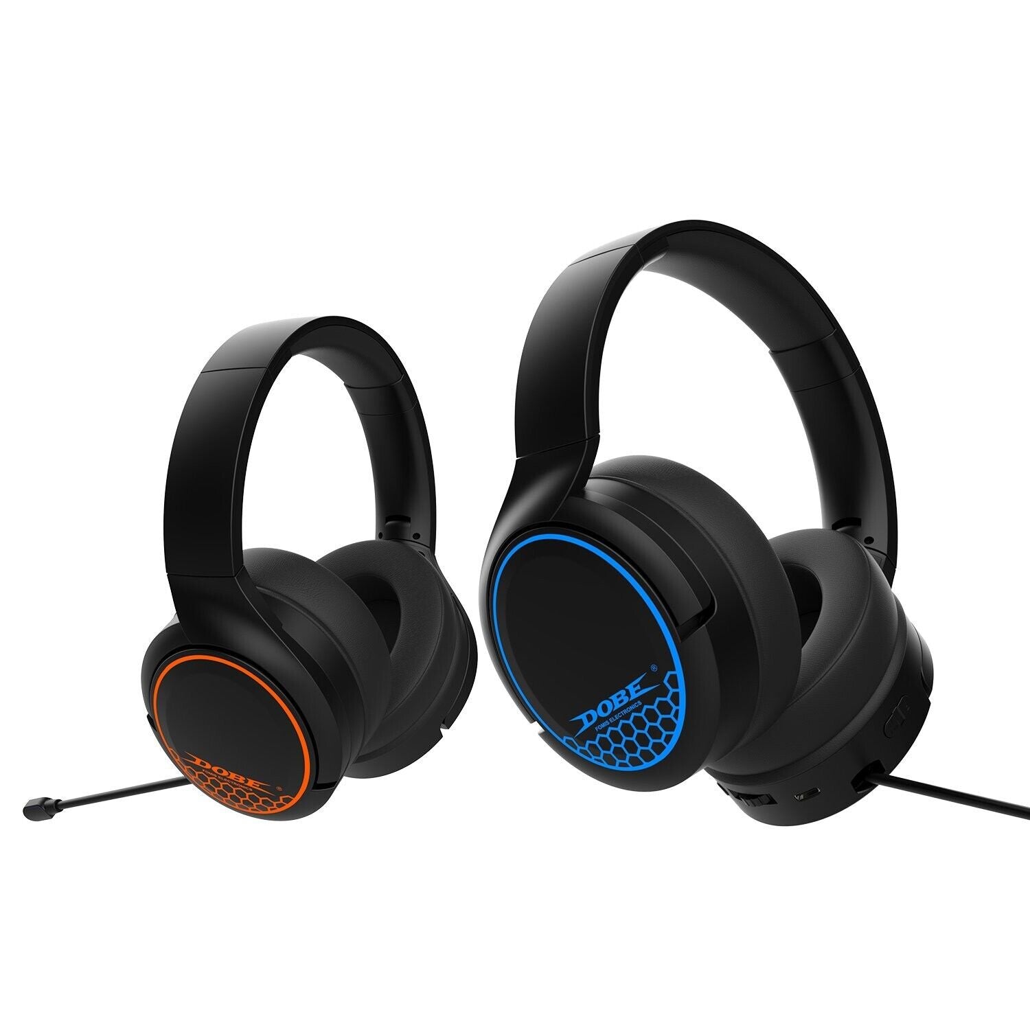 DOBE TP5-35110 RGB Gaming Wireless Headset Bluetooth/2.4G Dual Mode For PS5/PS4/