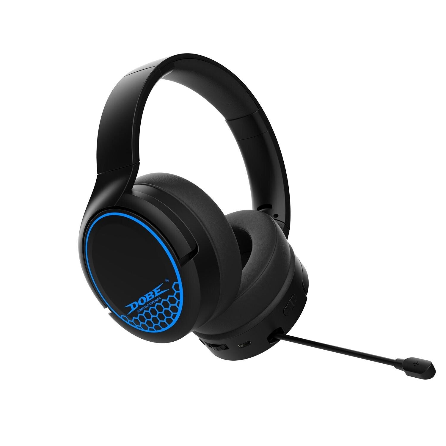 DOBE TP5-35110 RGB Gaming Wireless Headset Bluetooth/2.4G Dual Mode For PS5/PS4/