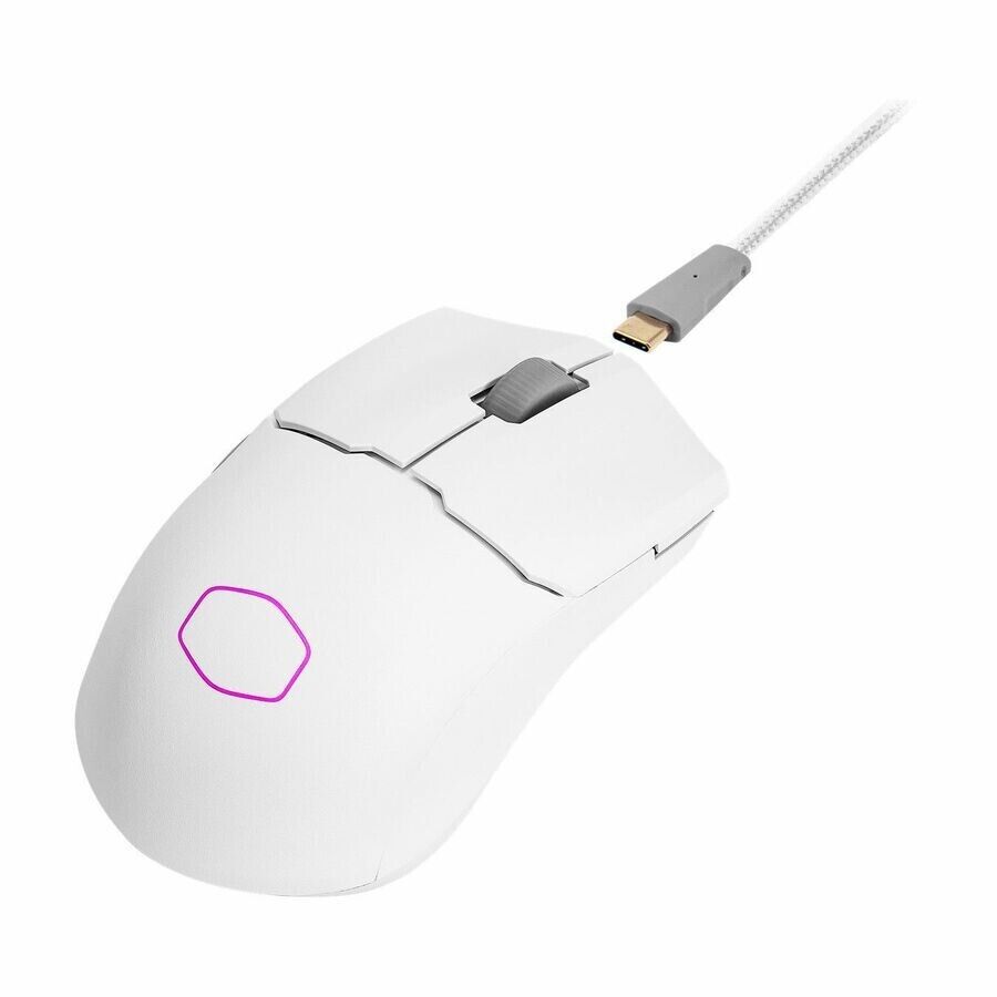 Cooler Master MM-712-WWOH1 MM712 Wireless Bluetooth 19000DPI 6 BTN Mouse White