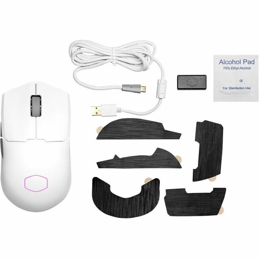 Cooler Master MM-712-WWOH1 MM712 Wireless Bluetooth 19000DPI 6 BTN Mouse White