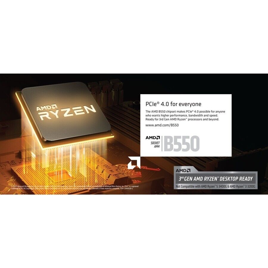 Gigabyte B550I AORUS PRO AX Ultra Durable Desktop Motherboard - AMD B550 Chipset