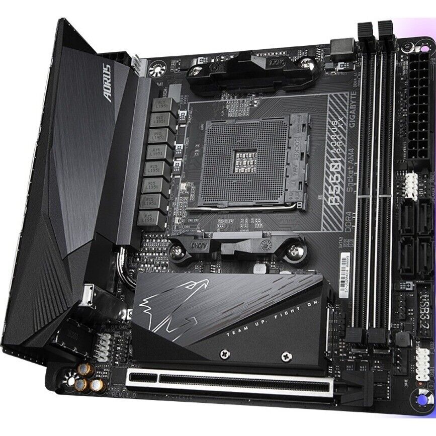 Gigabyte B550I AORUS PRO AX Ultra Durable Desktop Motherboard - AMD B550 Chipset