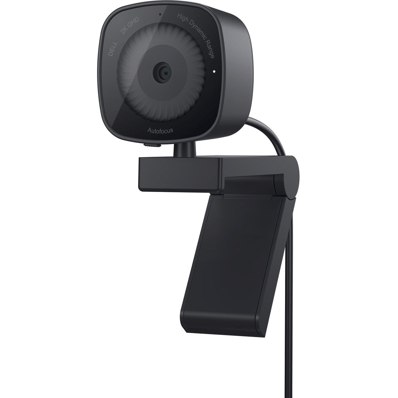 Dell WB3023-DDAO 2x Zoom WebCam 60fps Auto-Focus 2K QHD 1440p USB-A Tripod Black