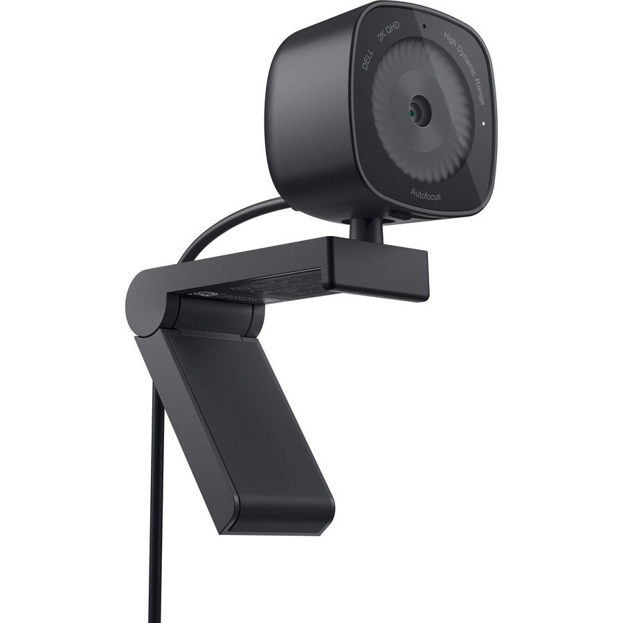 Dell WB3023-DDAO 2x Zoom WebCam 60fps Auto-Focus 2K QHD 1440p USB-A Tripod Black