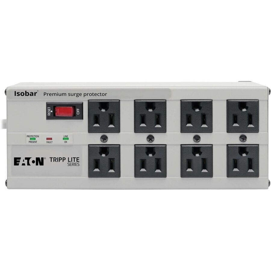 Eaton ISOBAR8ULTRA 8-Outlet Isobar Metal Surge Protector 3840 Joules w 12Ft Cord