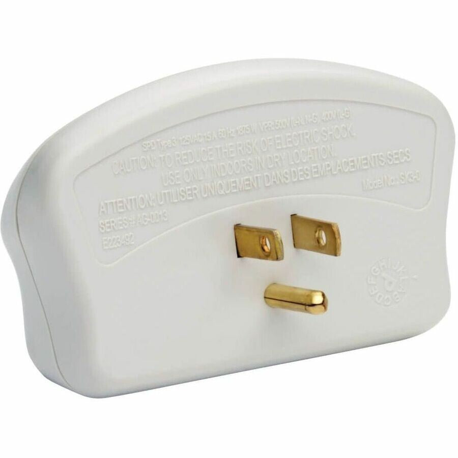 Eaton SK3-0 3-Outlet Surge Protector Direct Plug-In 660 Joules w LED 1875VA