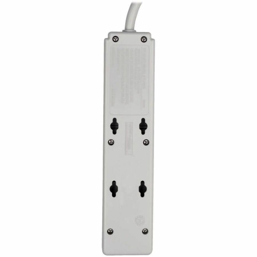 Eaton TLP404 4-Outlet Home Surge Protector Strip w 4Ft Cord 450 Joules LED White