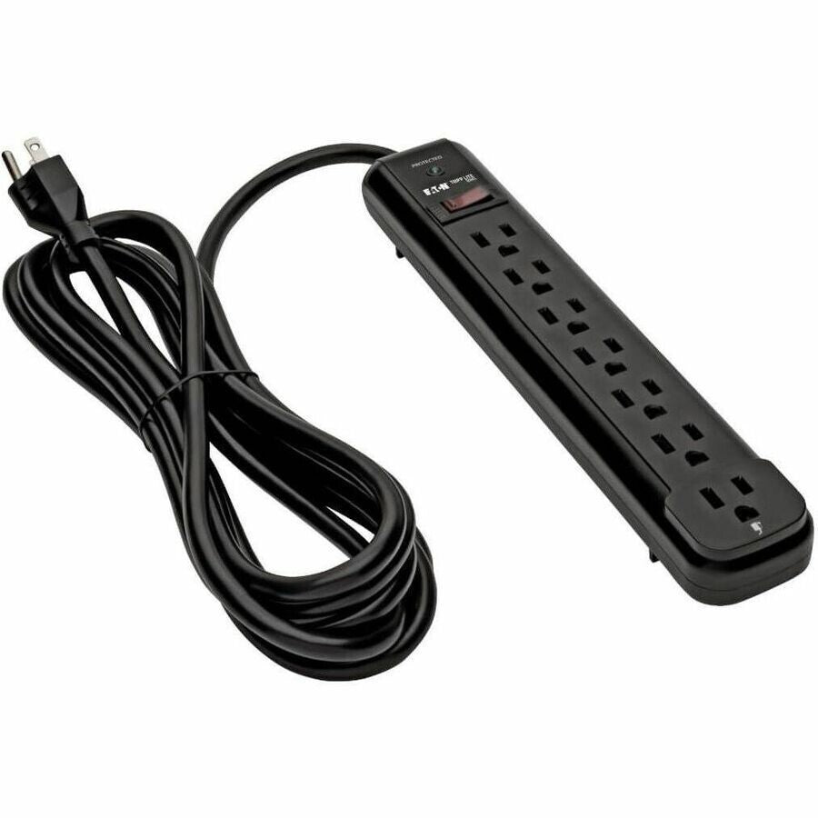 Eaton TLP712B 7-Outlet Power Surge Protector w 12Ft Cord 1080 Joules LED Black