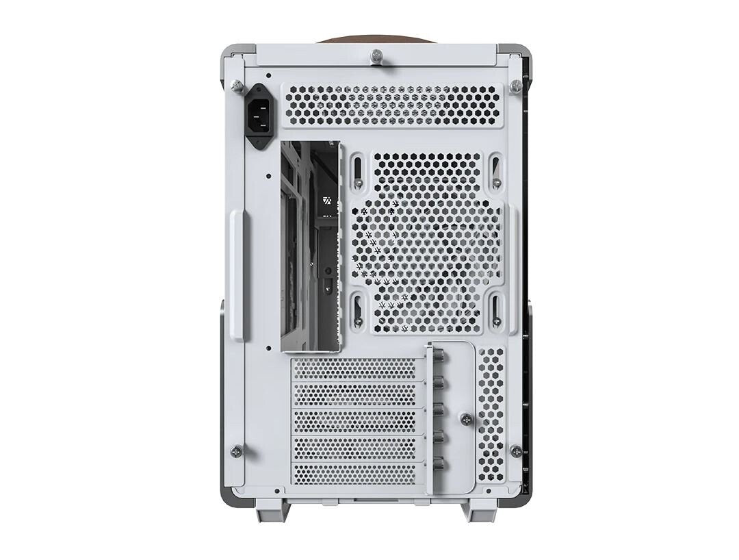 Montech HERITAGE PRO-W Heritage Pro White Tempered Glass/Leather Micro ATX Case