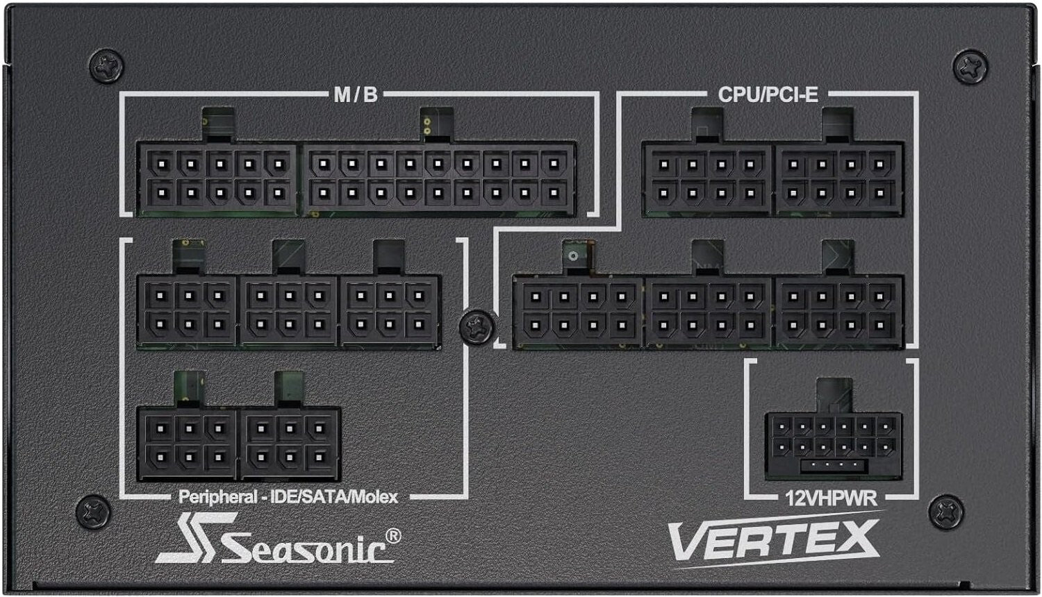 Seasonic VERTEX GX-1000, 1000W 80+ Gold, ATX 3.0 & PCIe 5.0 Ready, Full-Modular