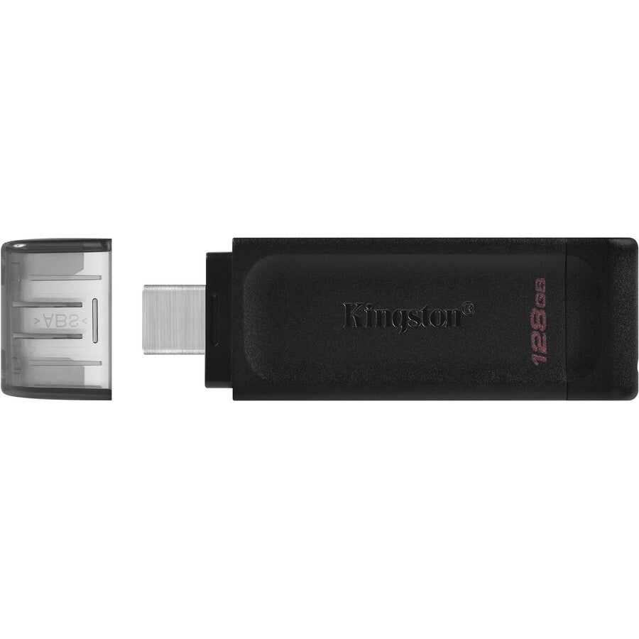 Kingston DT70/128GB DataTraveler 70 128GB USB-C 3.2 Gen 1 Flash Drive Black