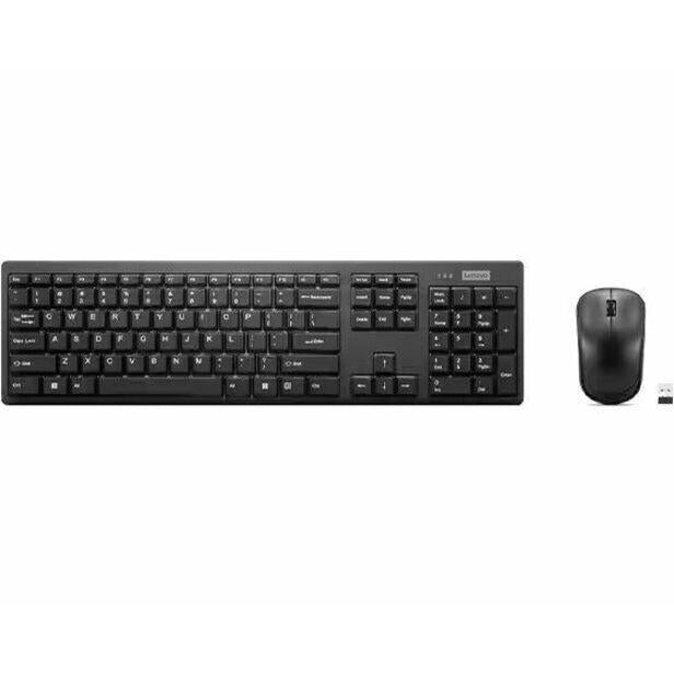 Lenovo GX31K80998 100 Wireless Keyboard Mouse Combo USB-A RF Optical 1600DPI PC