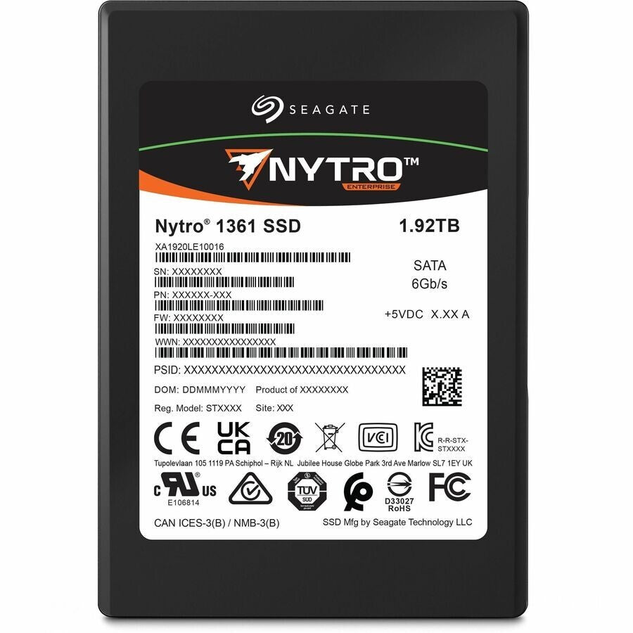 Seagate XA1920LE10016 Nytro 1361 1.92 TB Solid State Drive - 2.5" Internal SATA
