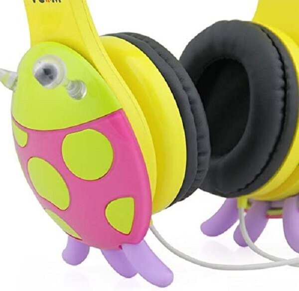 VCOM DE802-Y Wired 3.5mm On-Ear Children Headphone