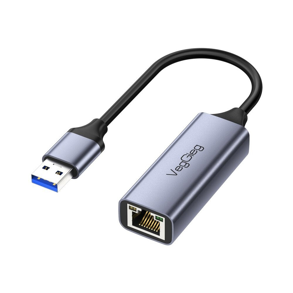 VegGieg V-K306 USB to Ethernet Adapter, Driver Free USB 3.0 to 100/1000 Gigabit