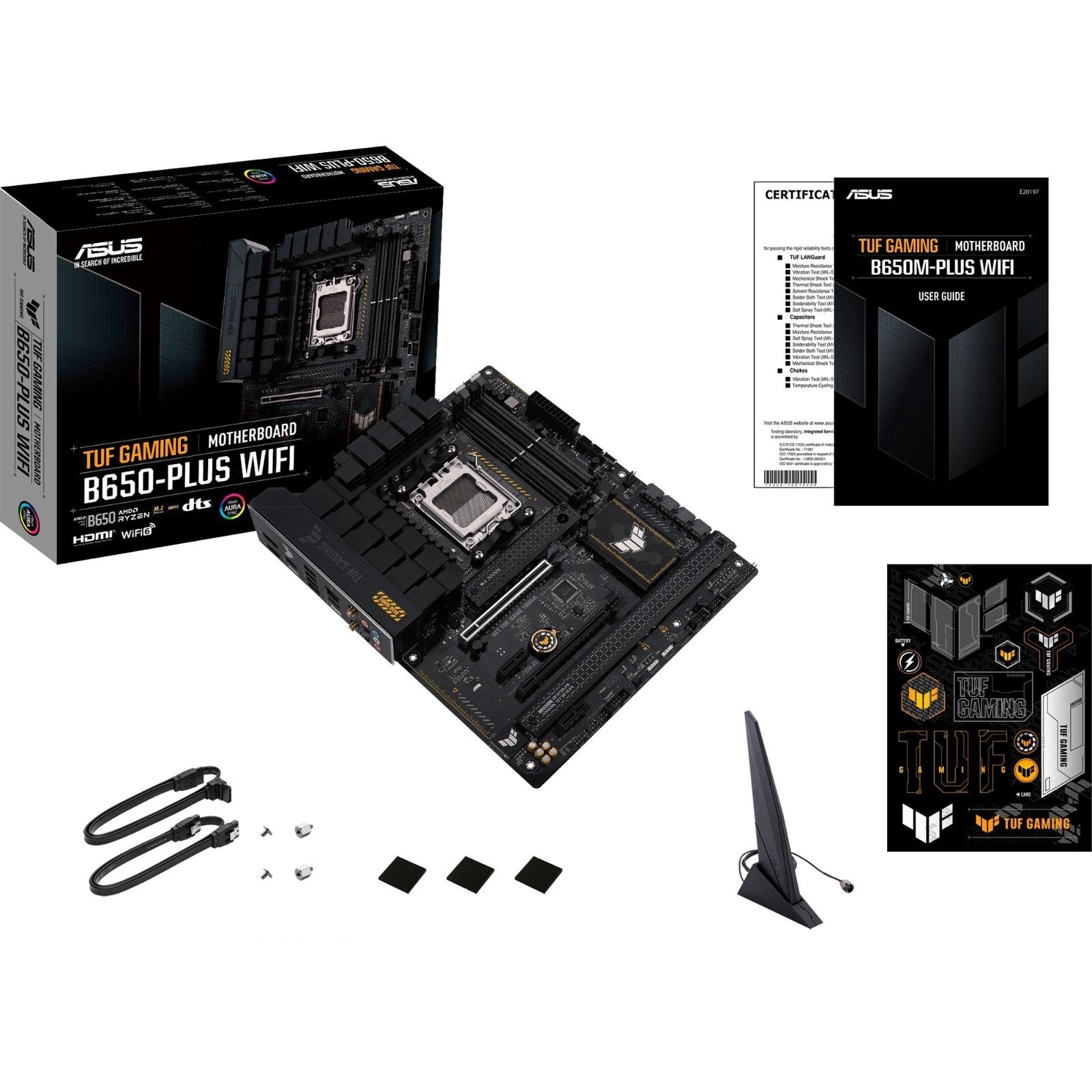 Asus TUF GAMING B650-PLUS WIFI Gaming Desktop Motherboard AMD B650 Chipset - ATX