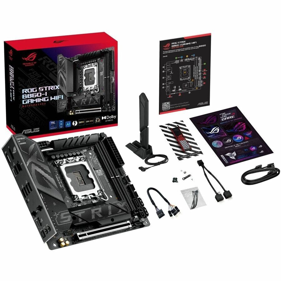 Asus ROG Strix B860-I GAMING WIFI Gaming Desktop Motherboard Intel B860 Chipset