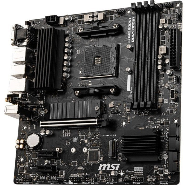 MSI B550MPVDHWIFI B550 AMD AM4 WiFi 4x DDR4 VGA HDI- DP SATA mATX Motherboard