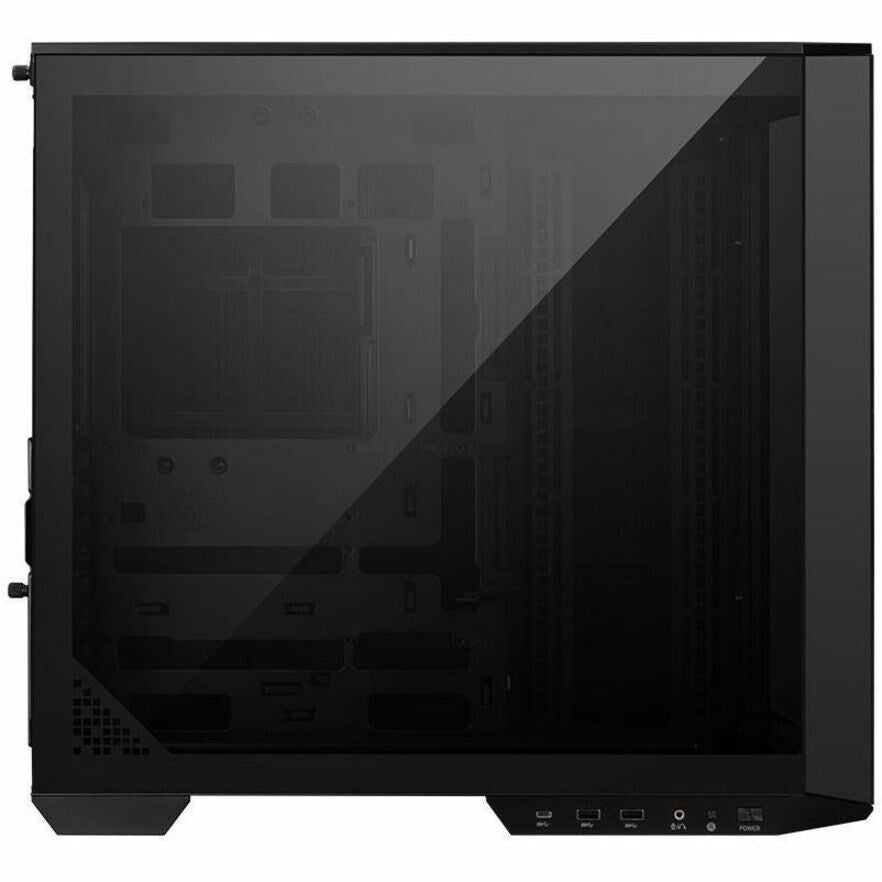 MSI PANO100LPZ MAG PANO 100L Gaming Computer Case Tempered Glass SPCC ABS Black