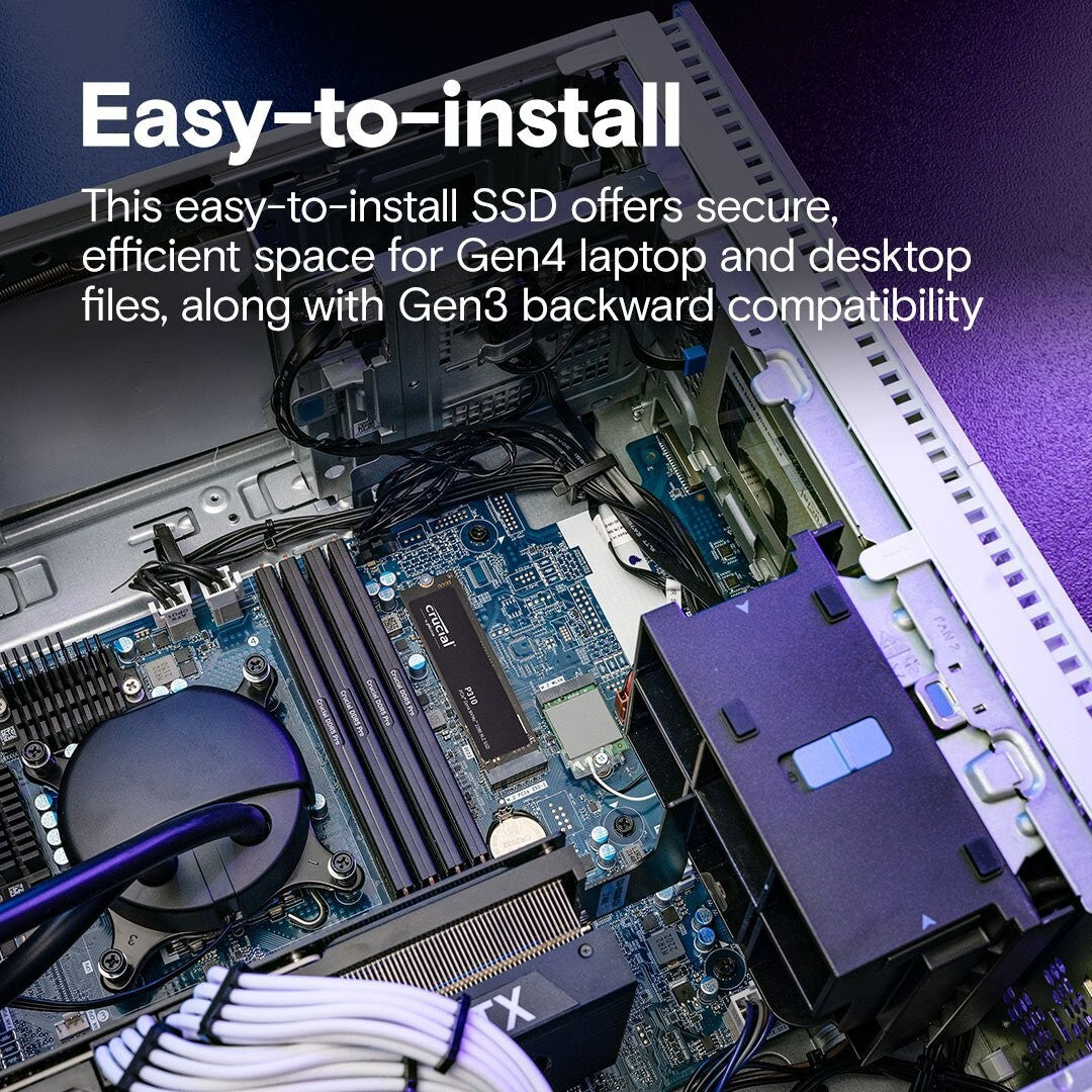 Crucial CT4000P310SSD8 P310 4TB PCIe Gen4 NVMe 2280 M.2 Solid State Drive