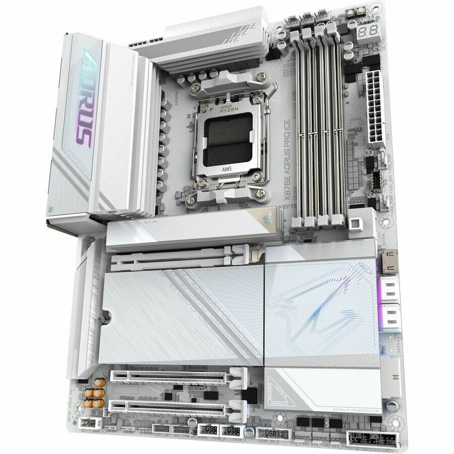 Gigabyte X870E AORUS PRO ICE Ultra Durable Gaming Desktop Motherboard AMD - AM5