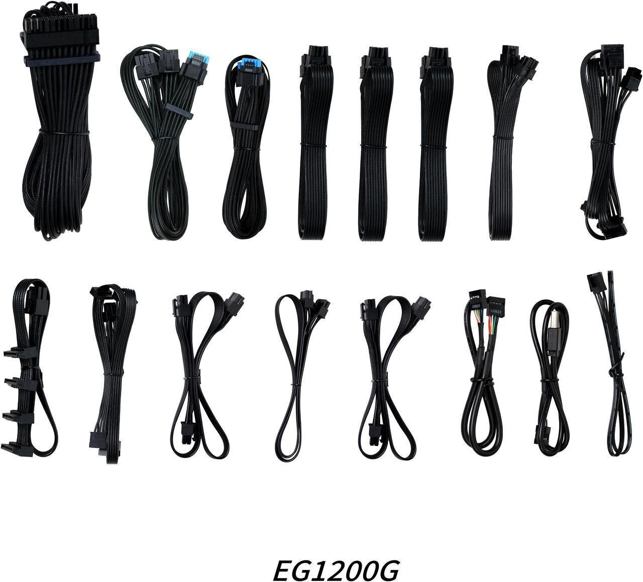 Lian Li EG1200G.BH Edge Gold Series 1200W Full Modular Power Supply - Black