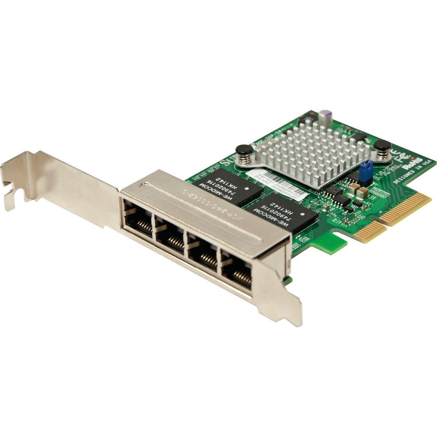 Supermicro AOC-SGP-I4 Compact and Feature-Rich 4-Port Ethernet Controller - PCI