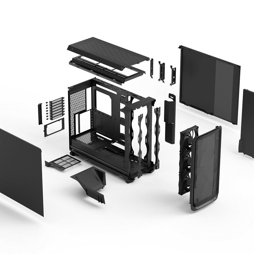 Fractal Design FD-C-MES3X-01 Meshify 3 XL E-ATX Full Tower PC Case Black Chassis