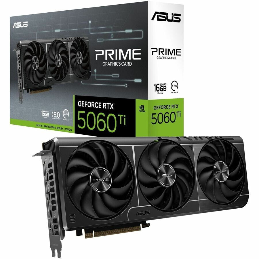 Asus PRIME-RTX5060TI-16G NVIDIA GeForce RTX 5060 Ti Graphic Card 16 GB GDDR7