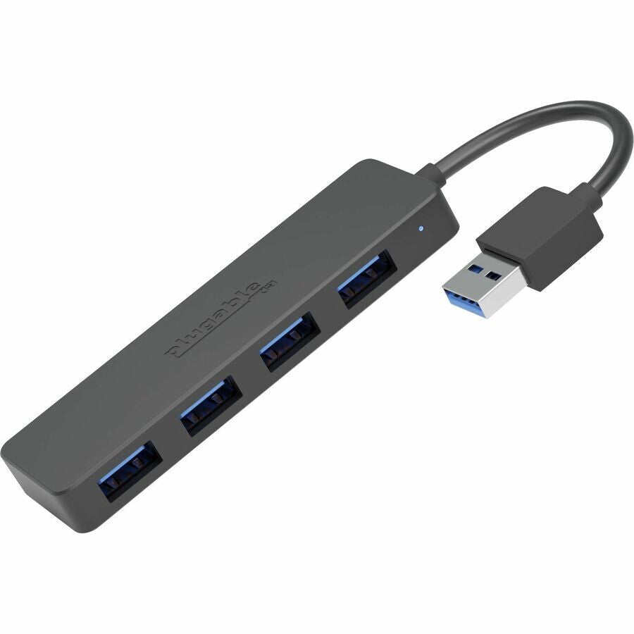 Plugable USB3-HUB4A 4 Port USB 3.0 Hub USB Laptop Splitter 640Mbps Data Transfer