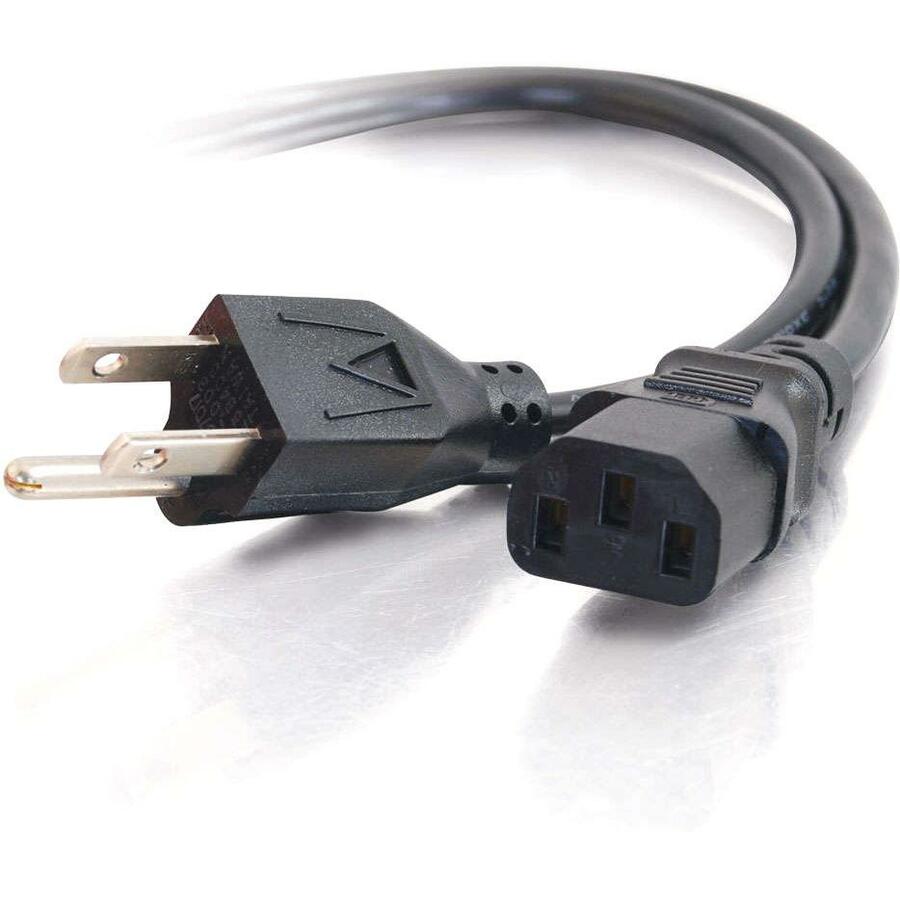 C2G 29925 2ft Universal Power Cord - 16 AWG - NEMA 5-15P to IEC320C13