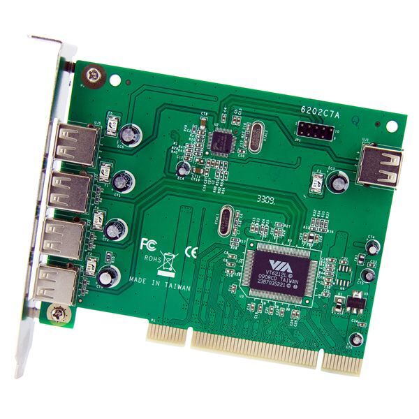 STARTECH PCIUSB7 7 PORT PCI USB CARD ADAPTER RETAIL