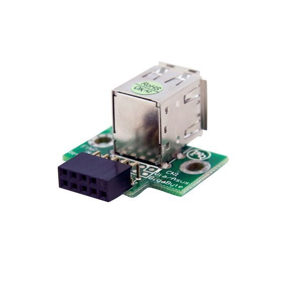 StarTech USBMBADAPT2 2 PORT USB Connected Direct to Motherboard Header Adapter