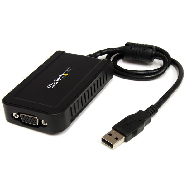 StarTech USB2VGAE3 USB to VGA External Video Card Multi Monitor Adapter - USB