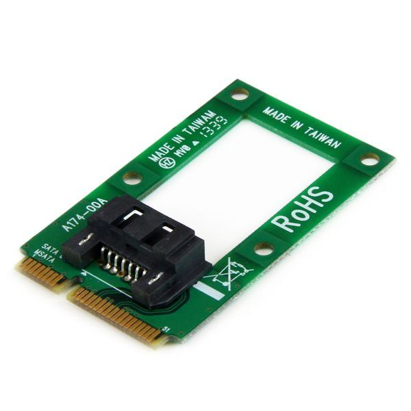 StarTech MSAT2SAT3 mSATA to SATA HDD/SSD Adapter - Mini SATA to SATConverter