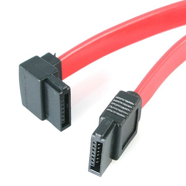 StarTech SATA12LA1 12in SATA to Left Angle SATA Serial ATA Cable SATA - SATA