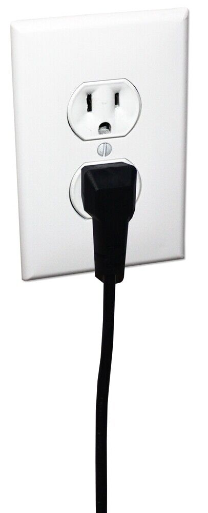 QVS PPRT-ADPT2 OutletSaver AC Power Splitter Adaptor MALE to 2xFEMALE 90 Degrees