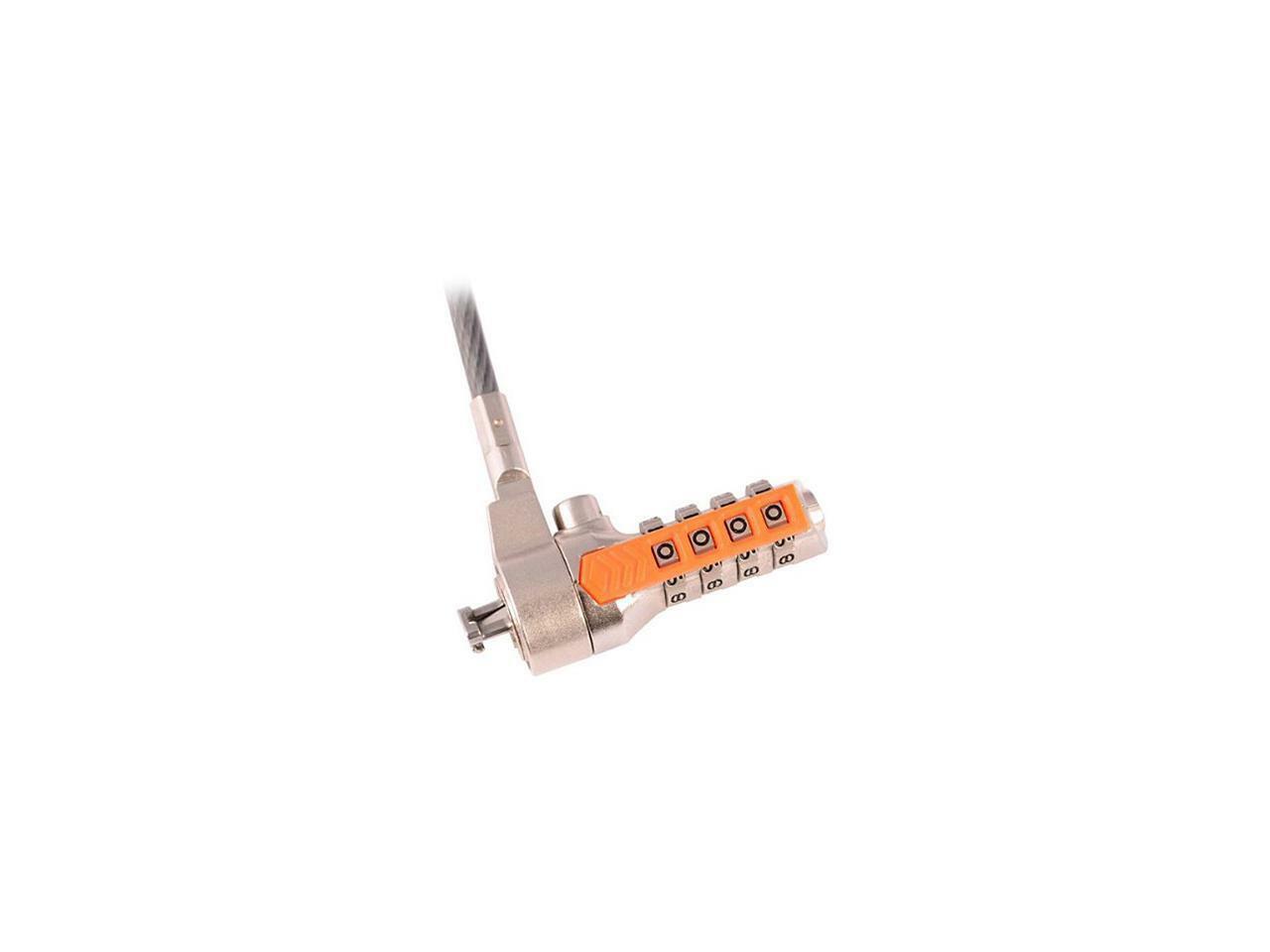 V7 SLC4000-13NB Portable Security Cable With Combo Lock Resettable 4-digit NEW
