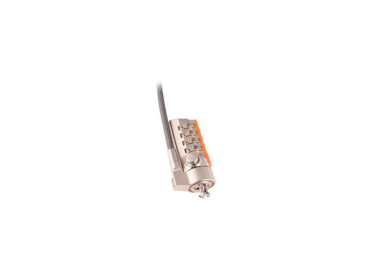 V7 SLC4000-13NB Portable Security Cable With Combo Lock Resettable 4-digit NEW