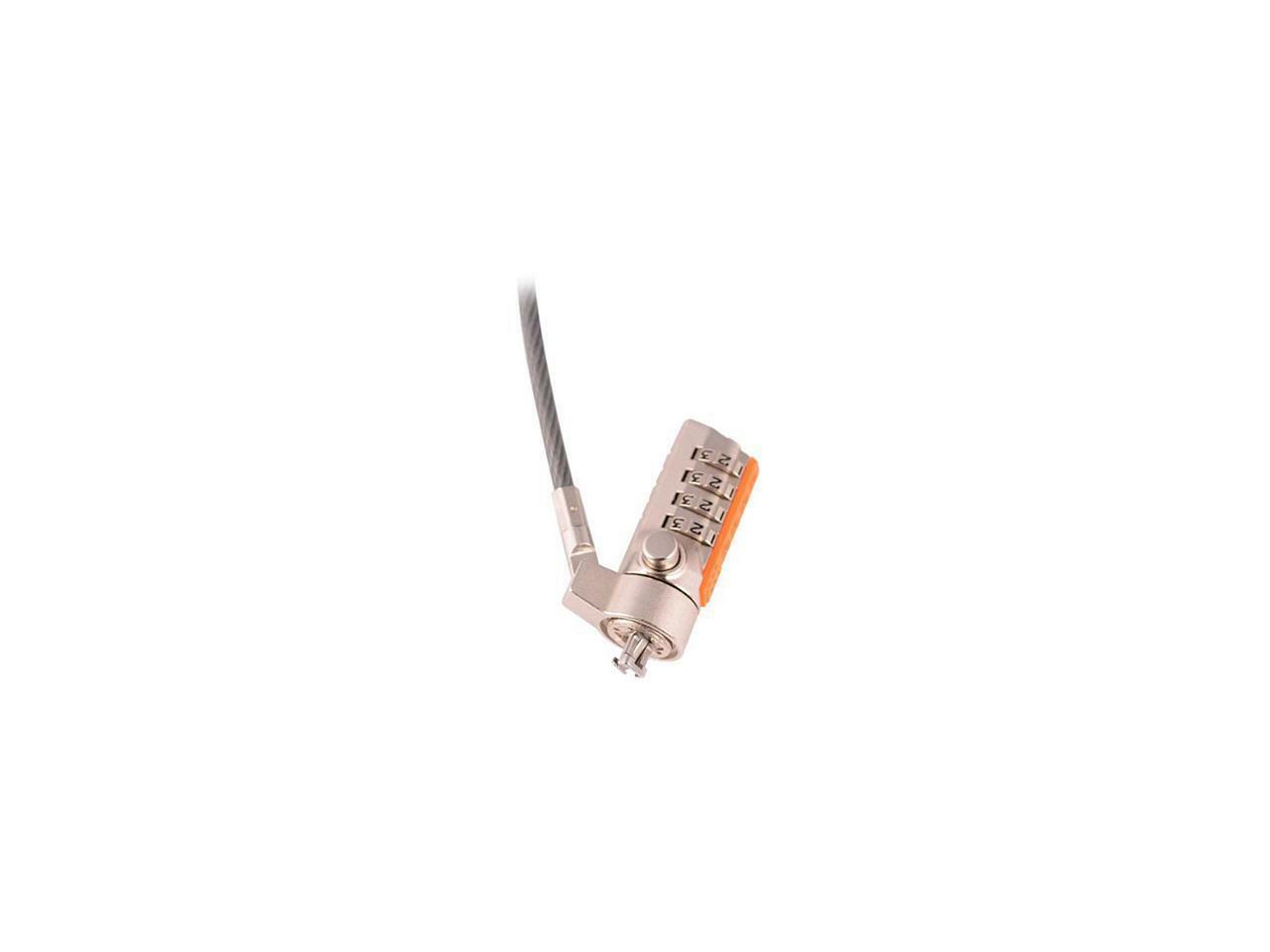 V7 SLC4000-13NB Portable Security Cable With Combo Lock Resettable 4-digit NEW