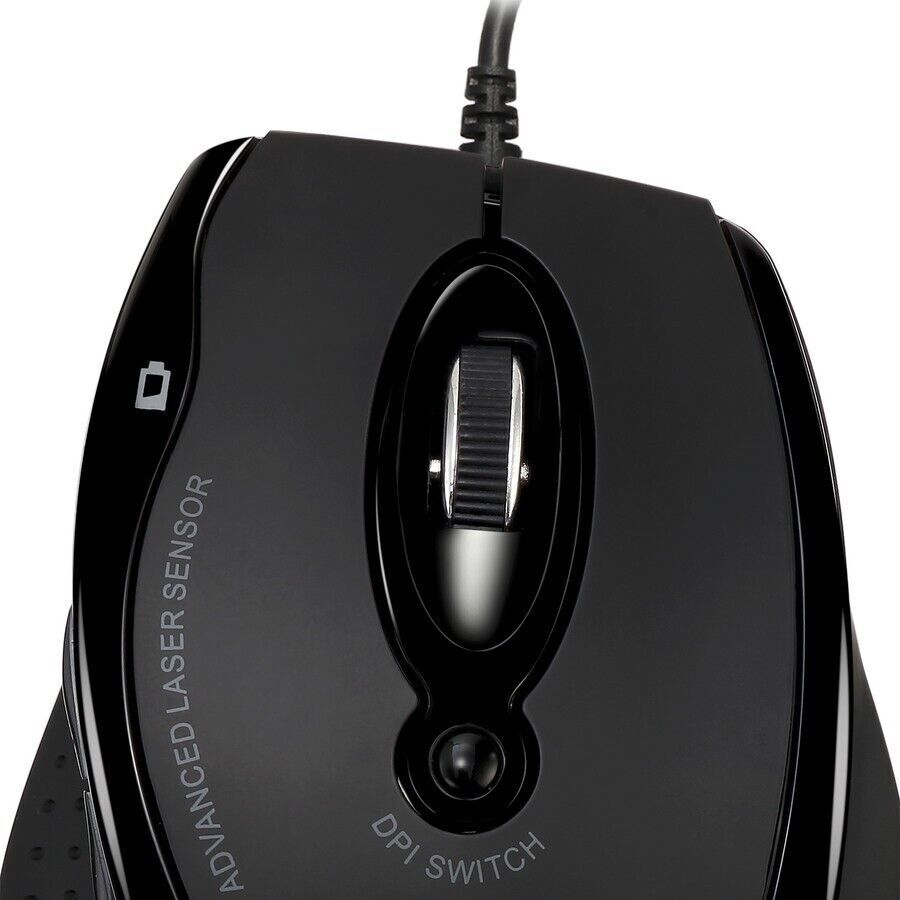 Adesso iMouse G2 - Ergonomic Optical Mouse - USB - 2400 dpi - Black