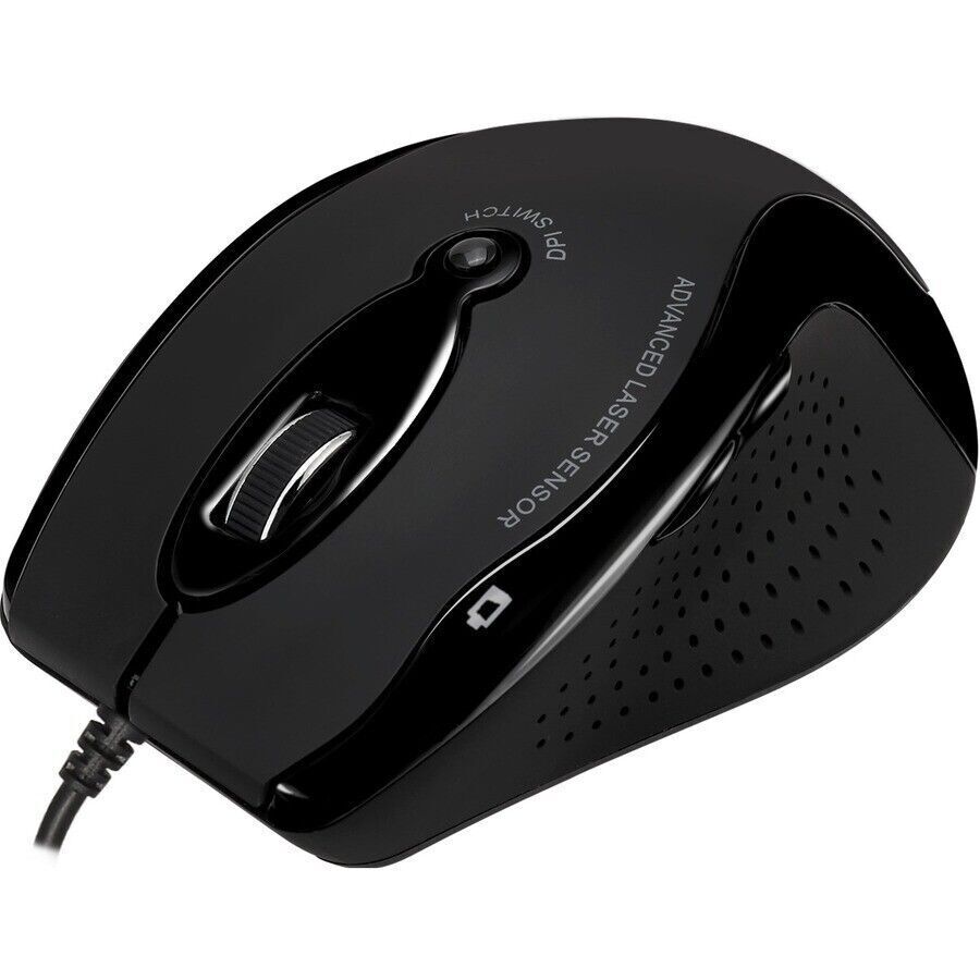 Adesso iMouse G2 - Ergonomic Optical Mouse - USB - 2400 dpi - Black