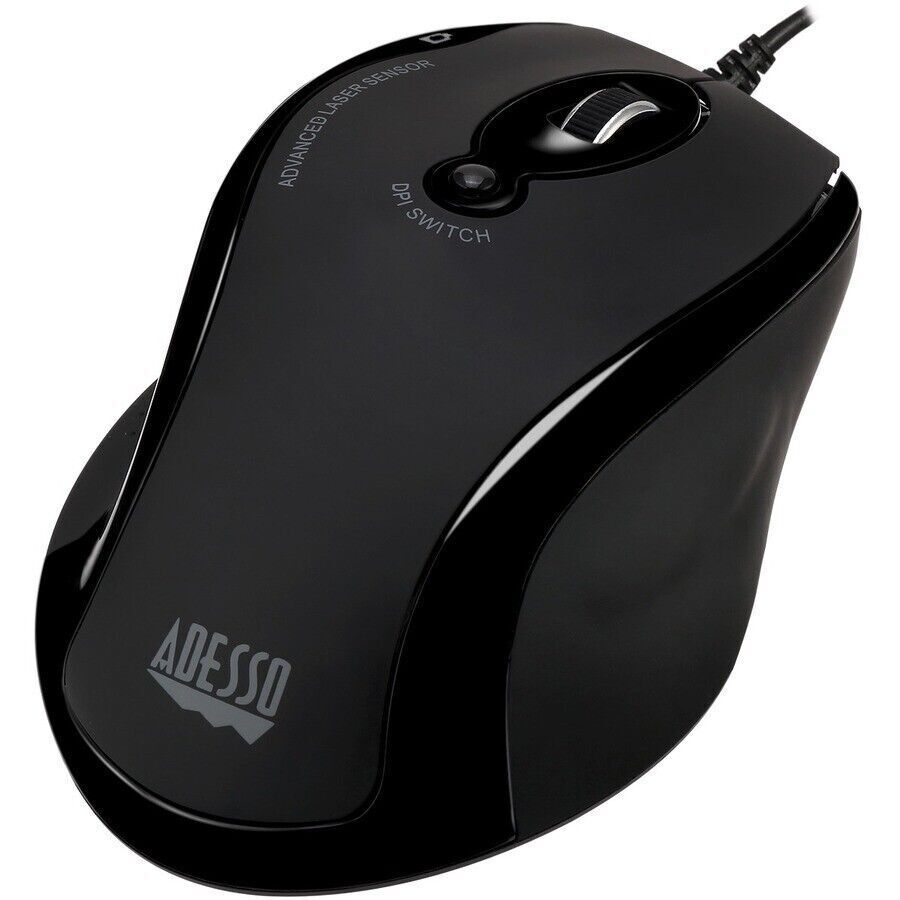 Adesso iMouse G2 - Ergonomic Optical Mouse - USB - 2400 dpi - Black